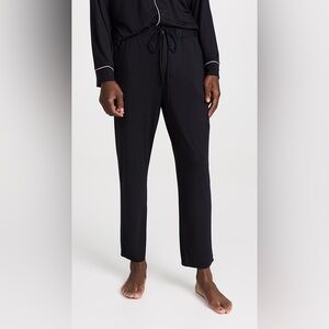 Eberjey William TENCEL™ Modal Long PJ Pants Size XL Black / Ivory
